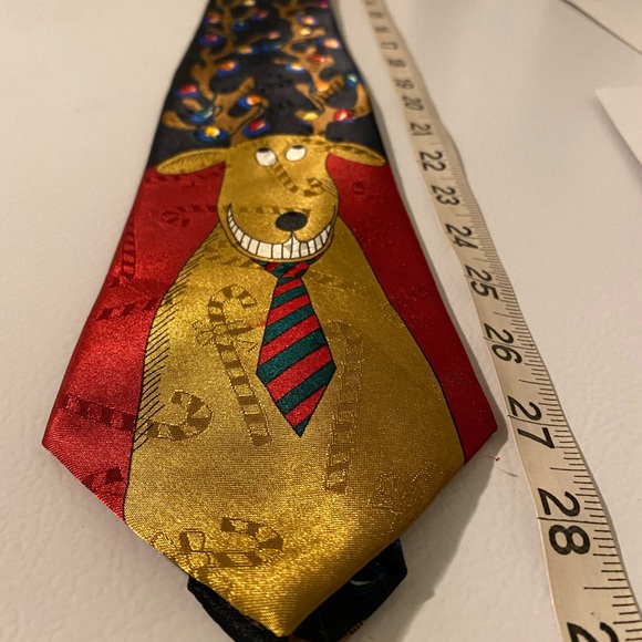 Yule Tie Greeting - Picture 1 of 3